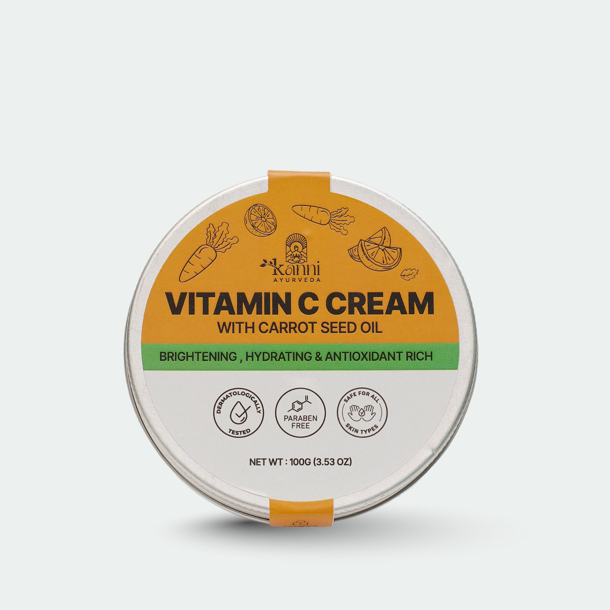 Carrot & Vitamin C Face Cream | Brightening & Anti-Aging