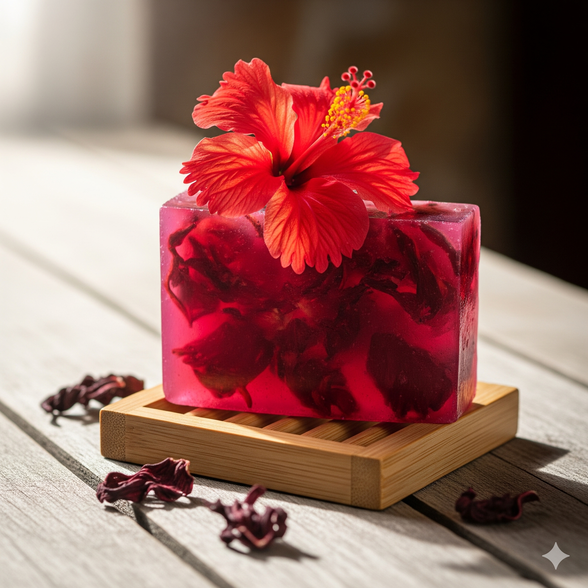 Hibiscus Soap | Natural Handmade Bar Soap for Healthy & Glowing Skin