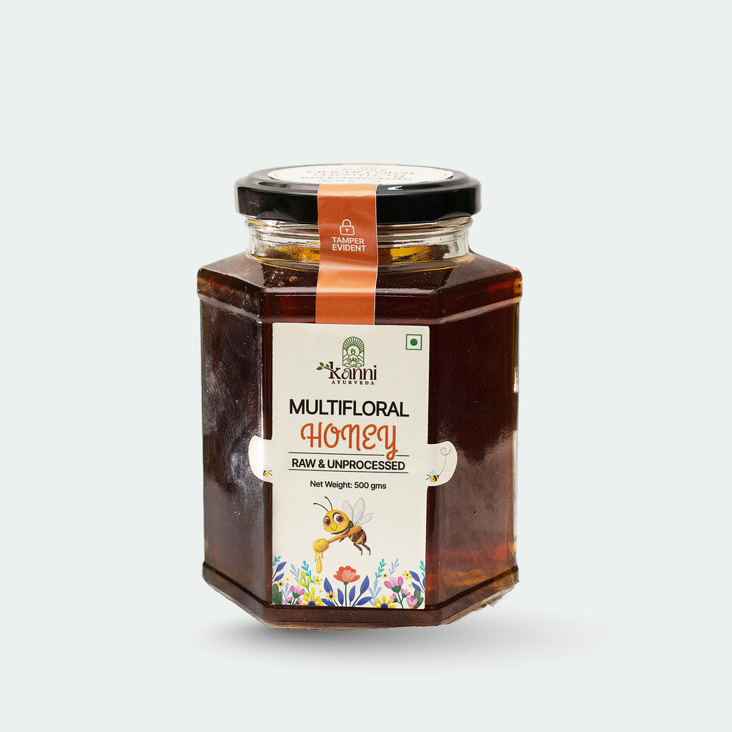 Pure & Raw Wild Multiflora Honey - Natural, Unprocessed, and Rich in Flavor