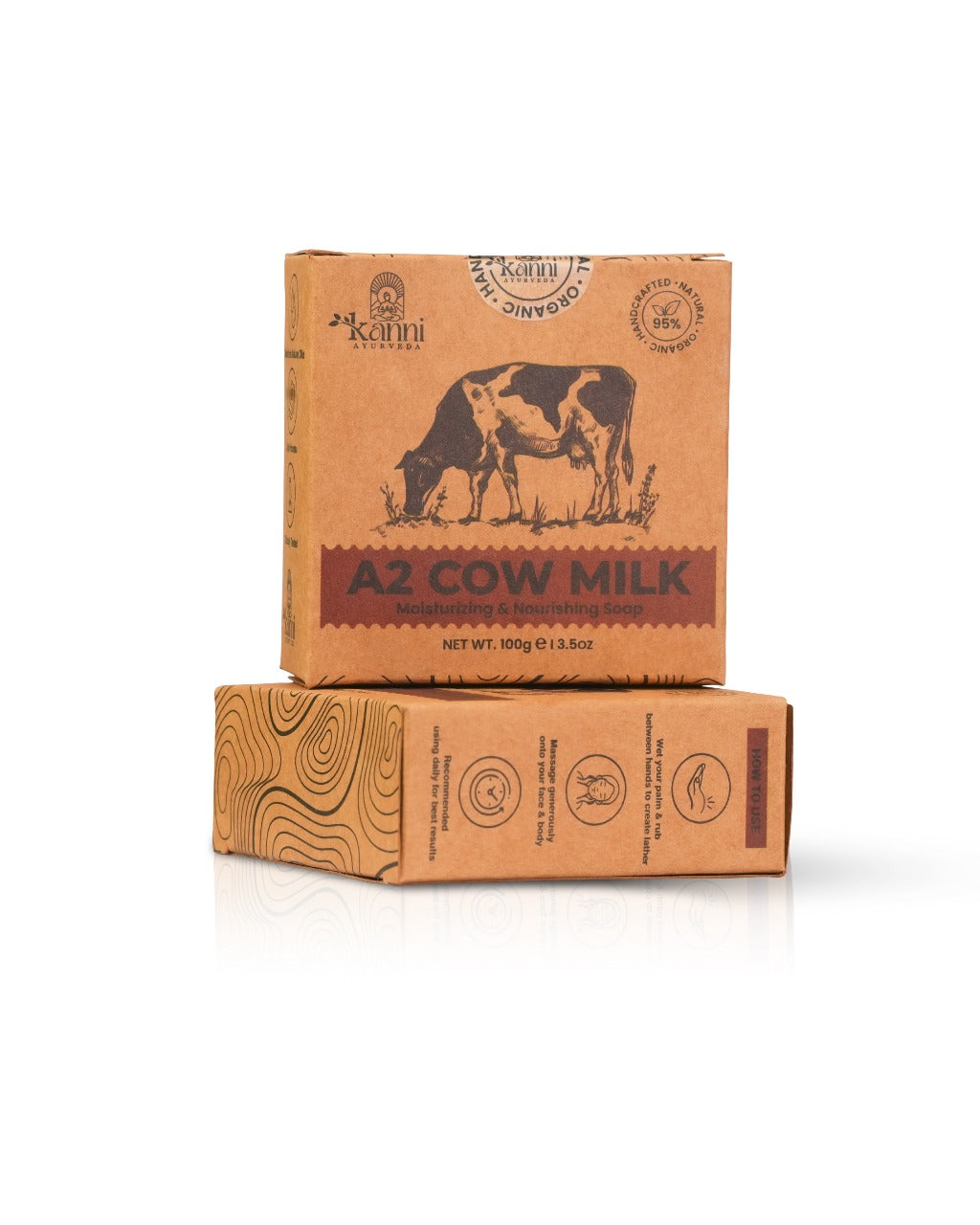 Pure A2 Cow Milk Soap - Gentle, Moisturizing & All-Natural Handcrafted Bath Bar