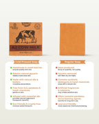Pure A2 Cow Milk Soap - Gentle, Moisturizing & All-Natural Handcrafted Bath Bar